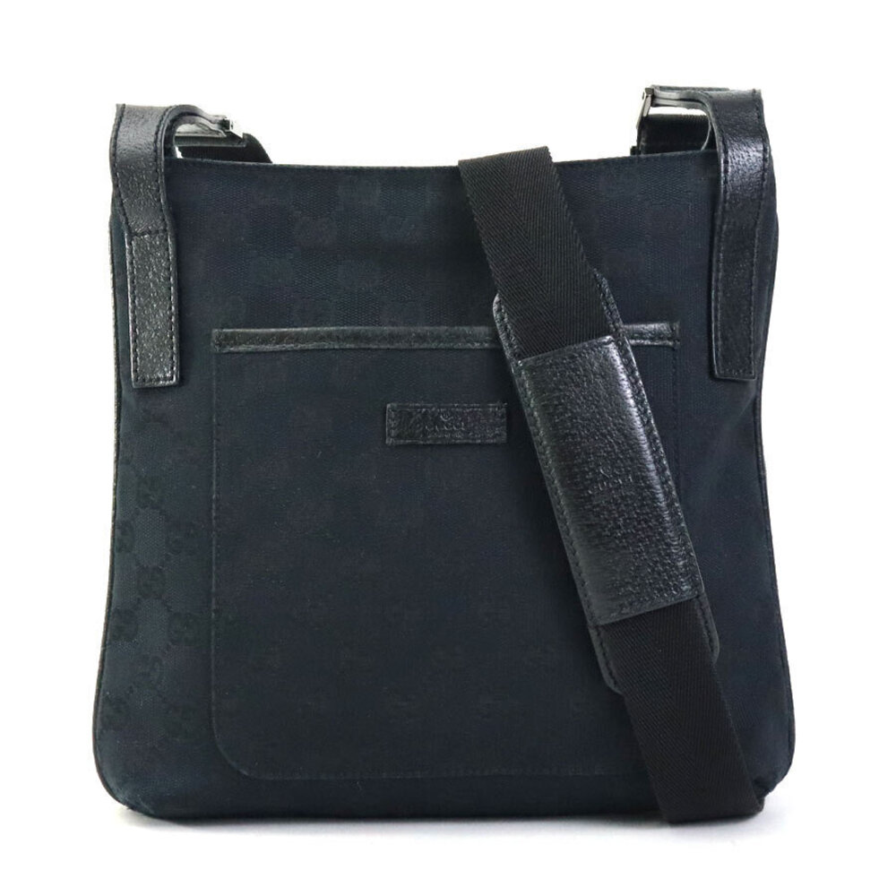 Gucci GG Canvas Crossbody Bag Black